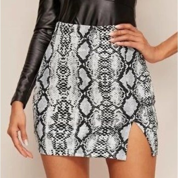 Snake Print Skirt - Picture 7 of 7